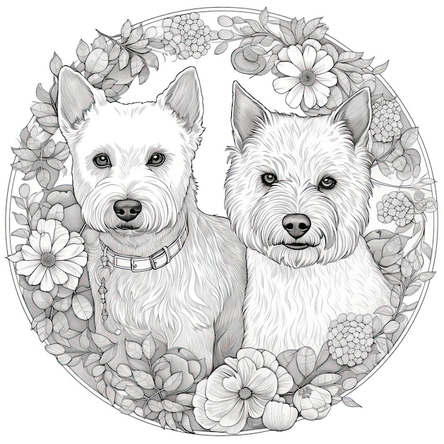 Premium ai image animal coloring pages for kids and adults