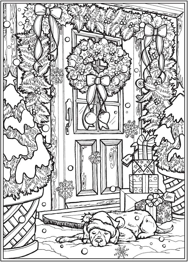 Wele to dover publications christmas coloring pages printable christmas coloring pages christmas coloring books