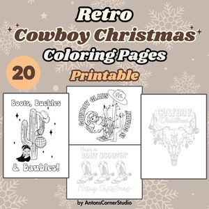 Cowboy coloring page