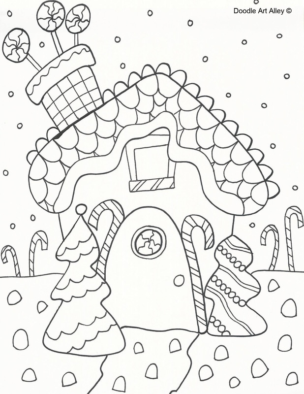 Christmas coloring pages