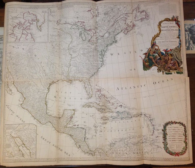 A new map of north america with the west india islands divided according to the preliminary articles of peace signed at versailles jan wherein are particularly distinguished the united states