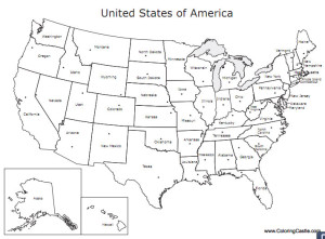 Just for fun us map printable coloring pages maps for kids world map coloring page united states map