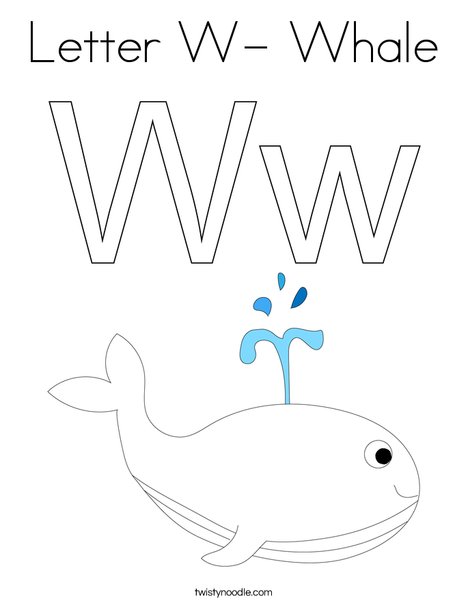 Letter w