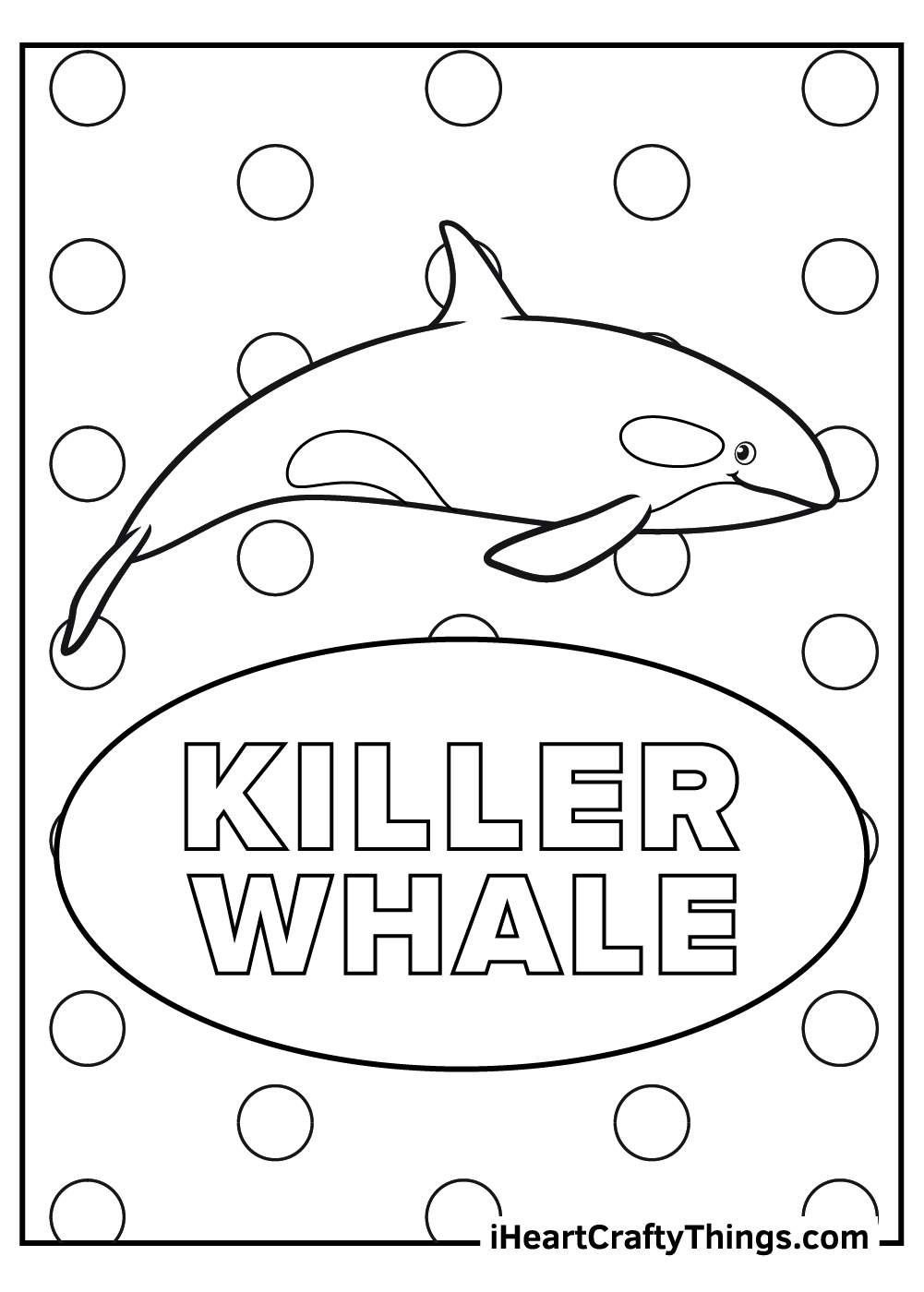 Killer whale coloring pages free printables
