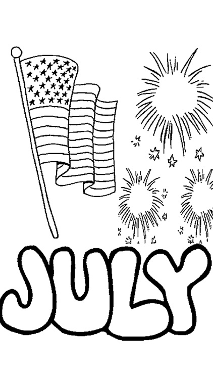 Th july independence day coloring pages by jitesh s