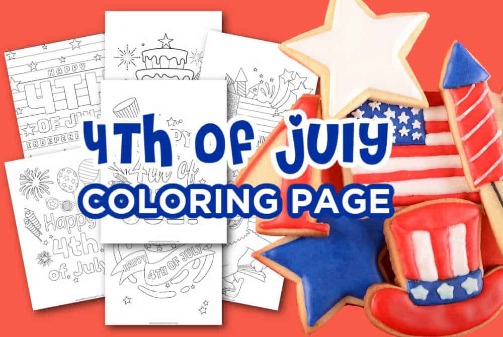 Free th of july coloring pages for kids