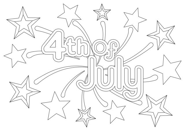 July th printable coloring pages to keep kids busy all weekend