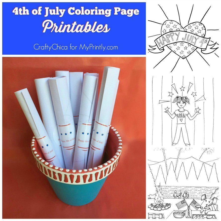 Th of july coloring pages