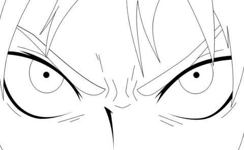 Eren jaeger eyes coloring page free printable coloring pages