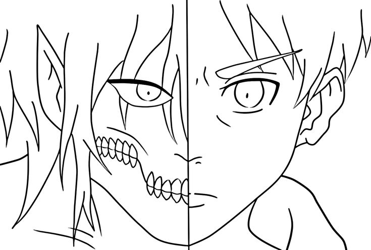 Eren yeager coloring pages