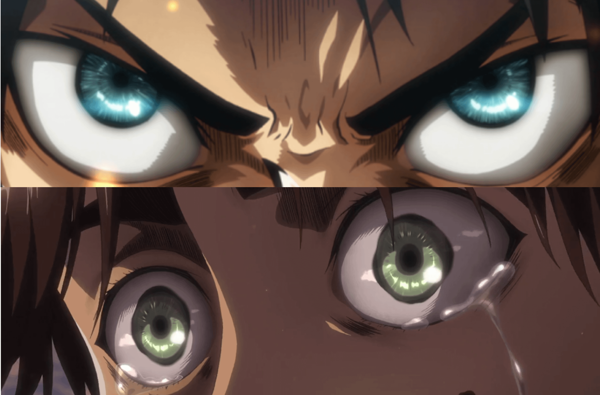 What color are erens eyes rshingekinokyojin