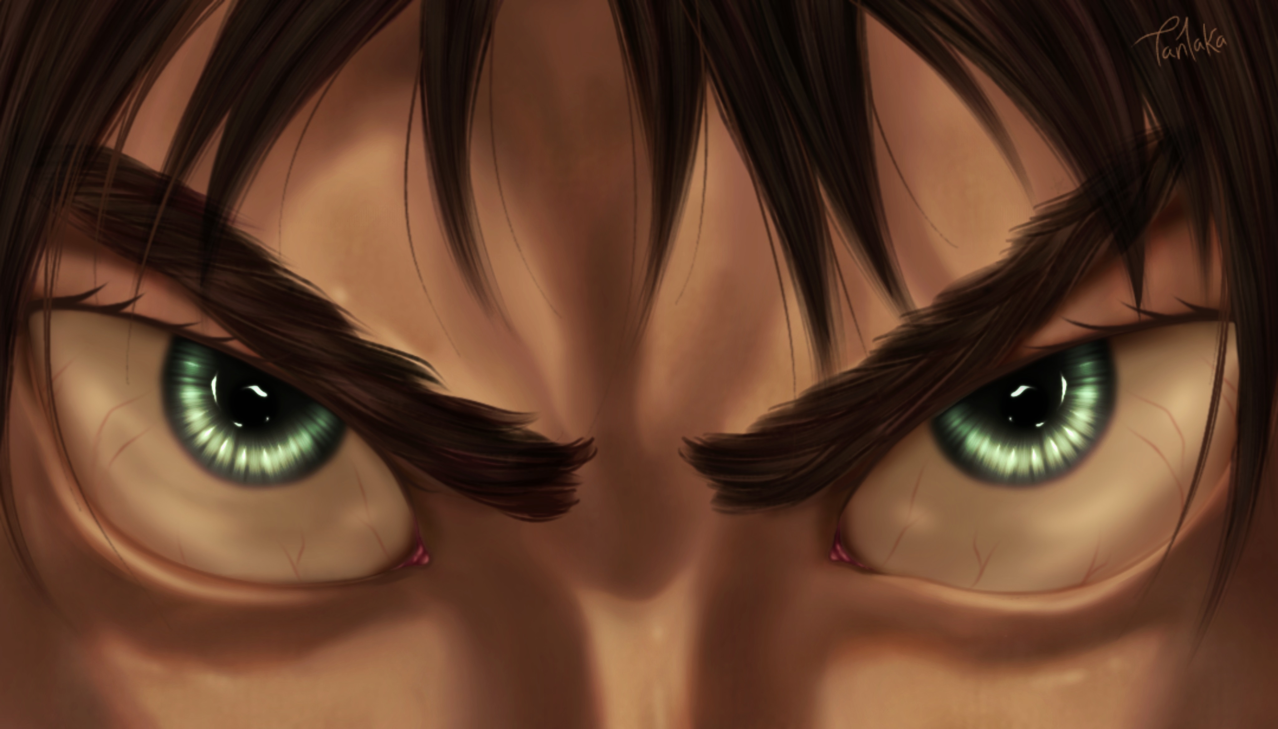 Anime attack on titan k ultra hd paper by tanaka