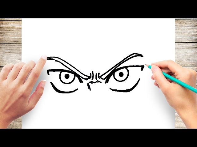 How to draw eren jaeger eyes