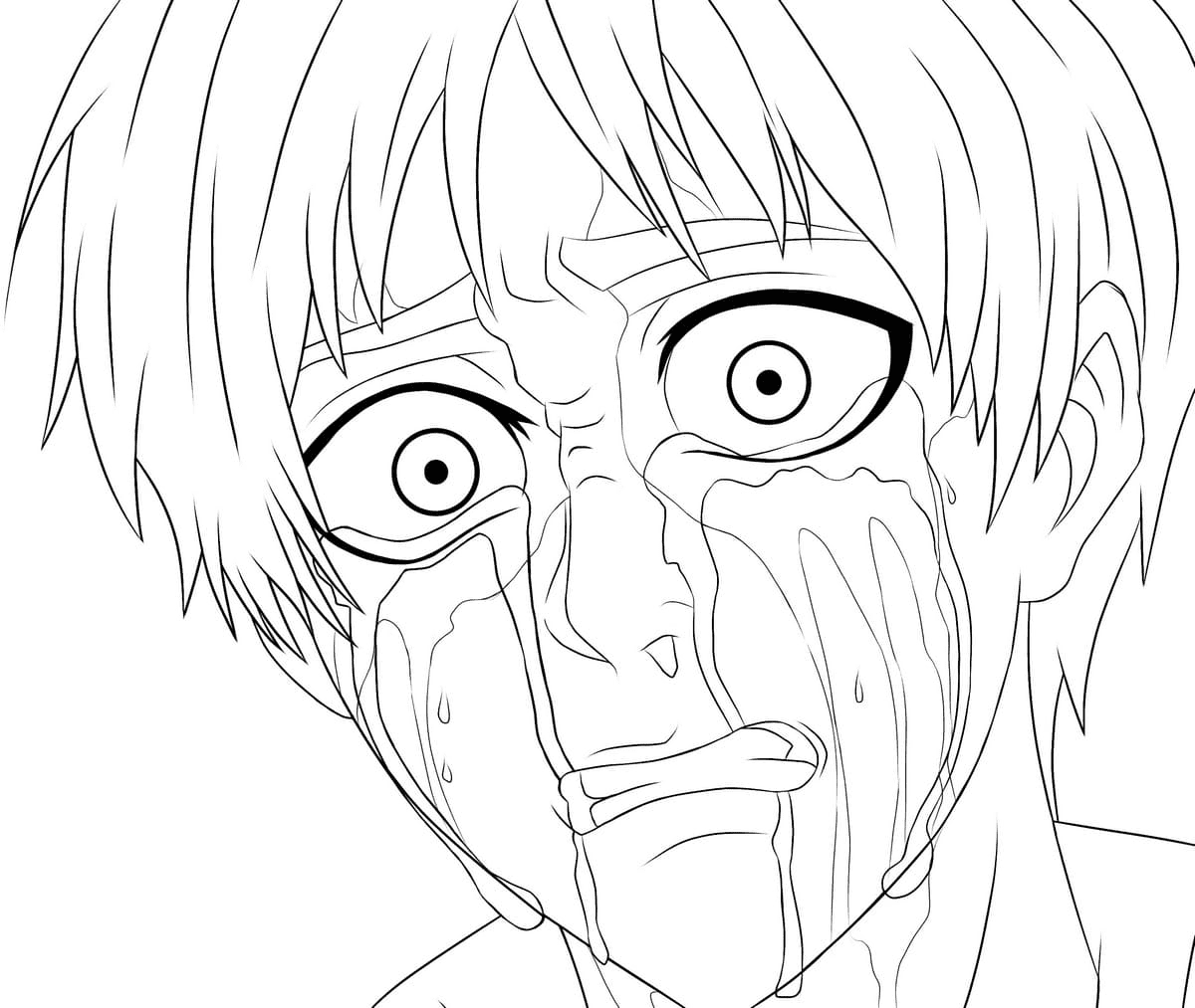 Eren yeager coloring pages