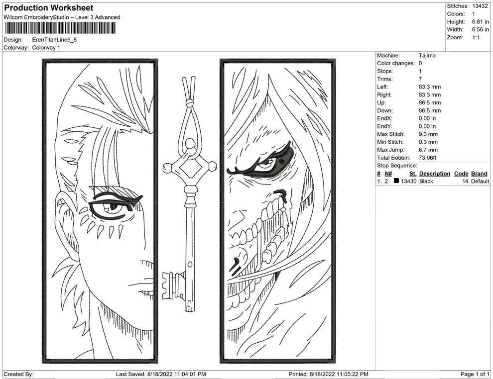 Eren yeager titan line art â