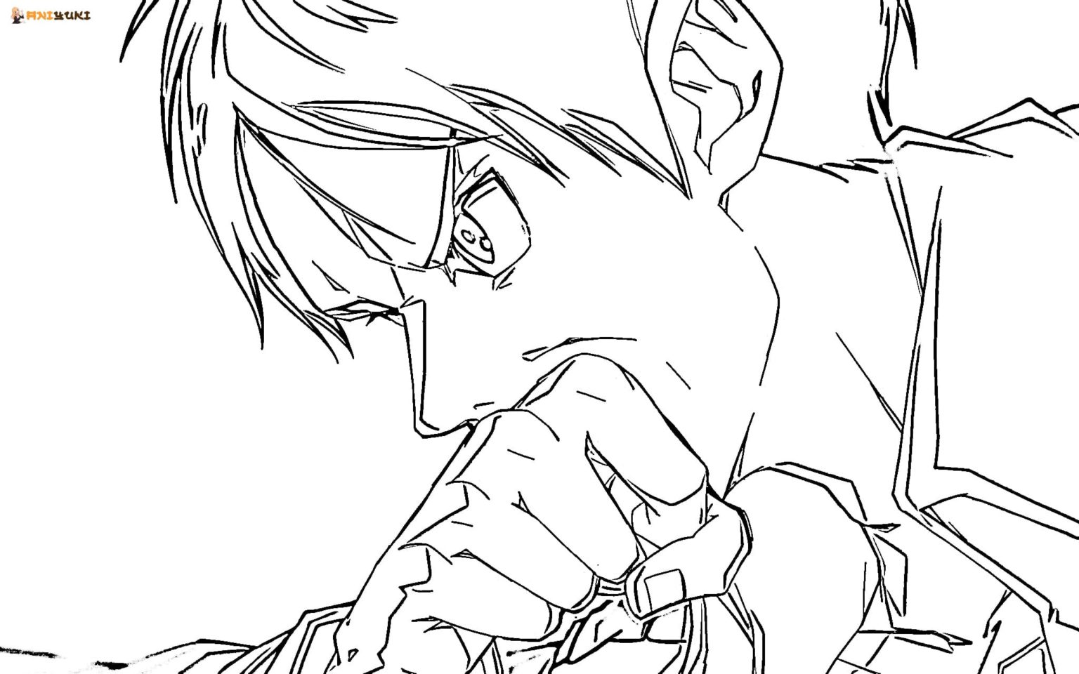 Eren yeager coloring pages
