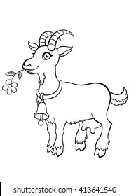 Goat colouring stock photos and pictures
