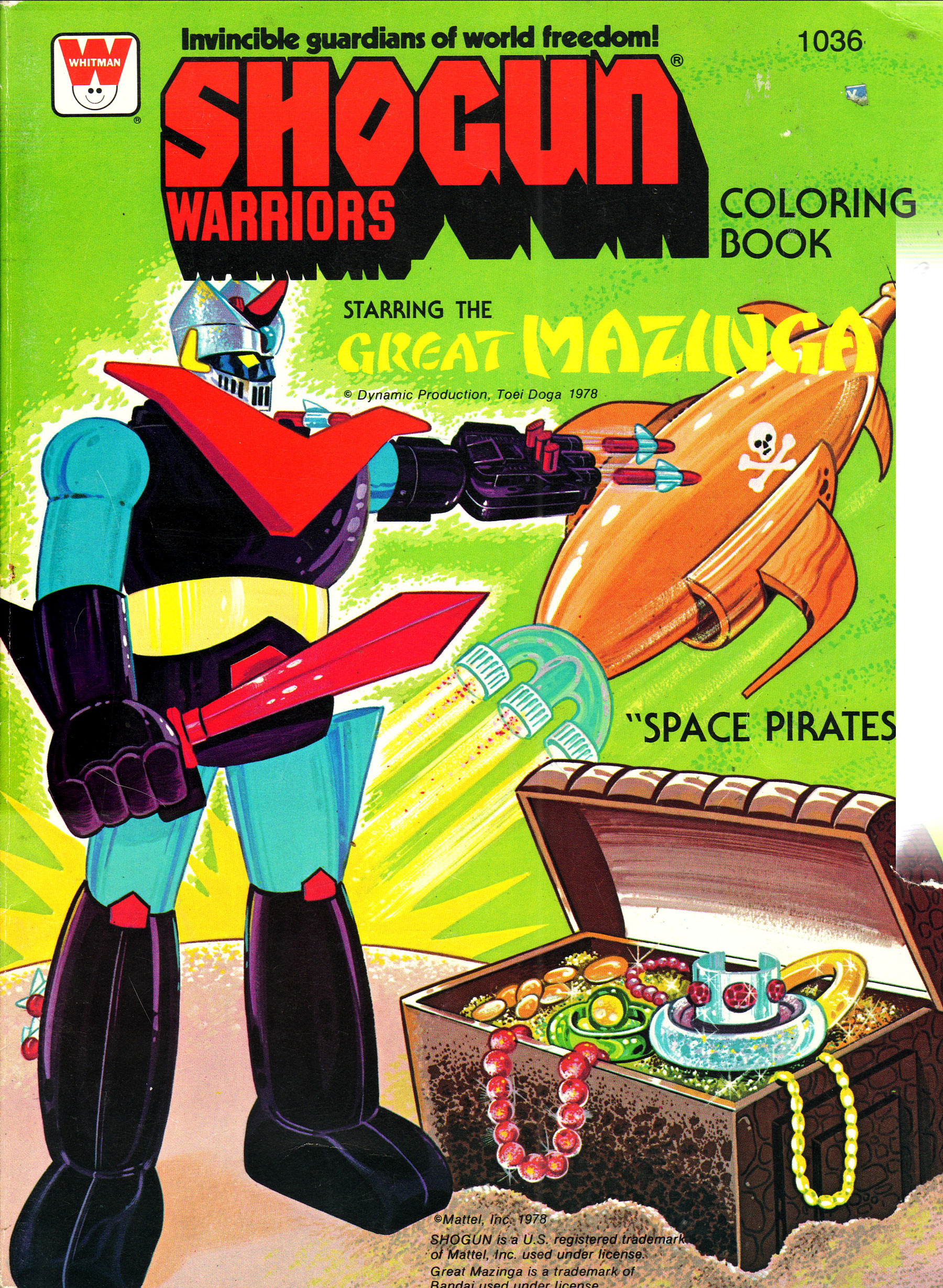 Colouring book theatre shogun warriors starring great mazinga