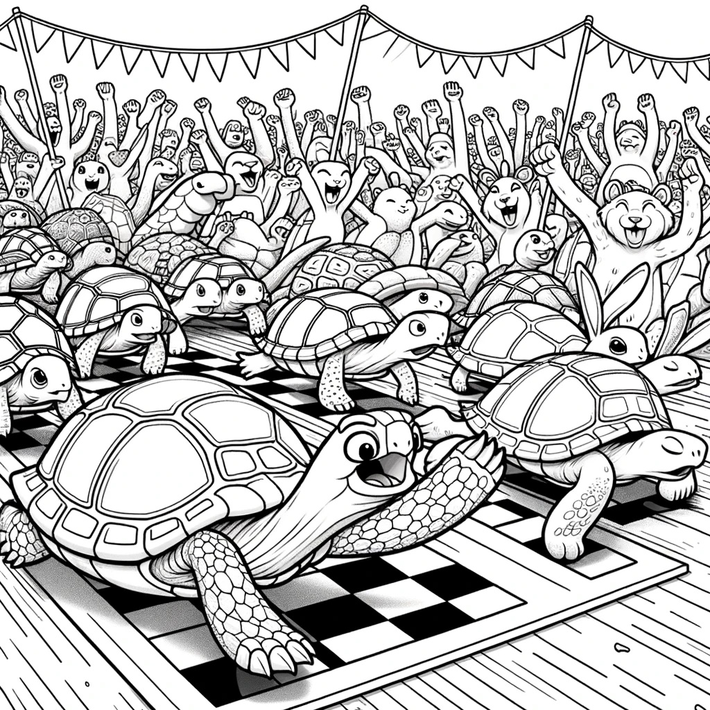 Turtle coloring pages for kids free and printable images