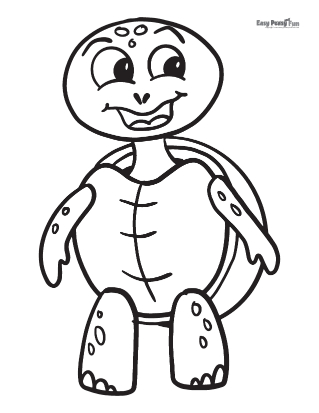 Turtle coloring pages