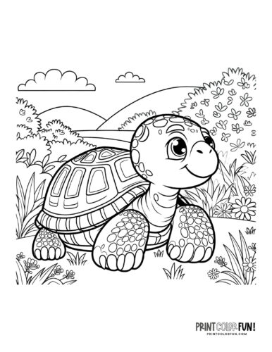 Sea turtle coloring pages clipart at