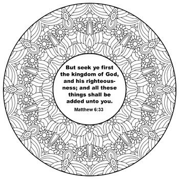 Mandalas and bible verses