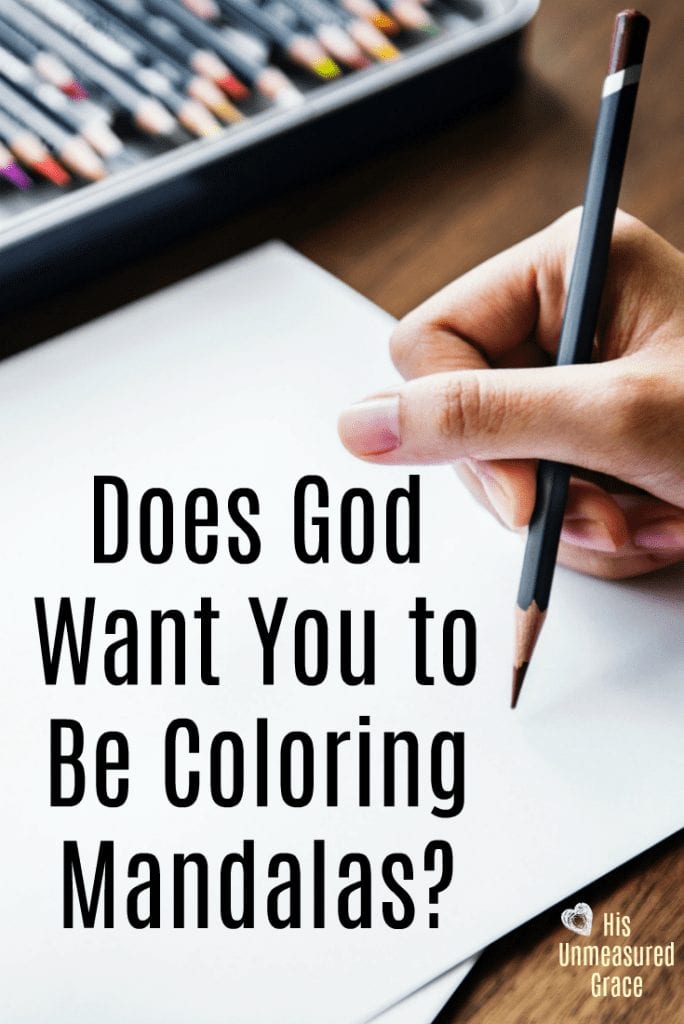 Does god want you to be coloring mandalas