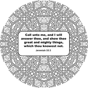 Mandalas and bible verses