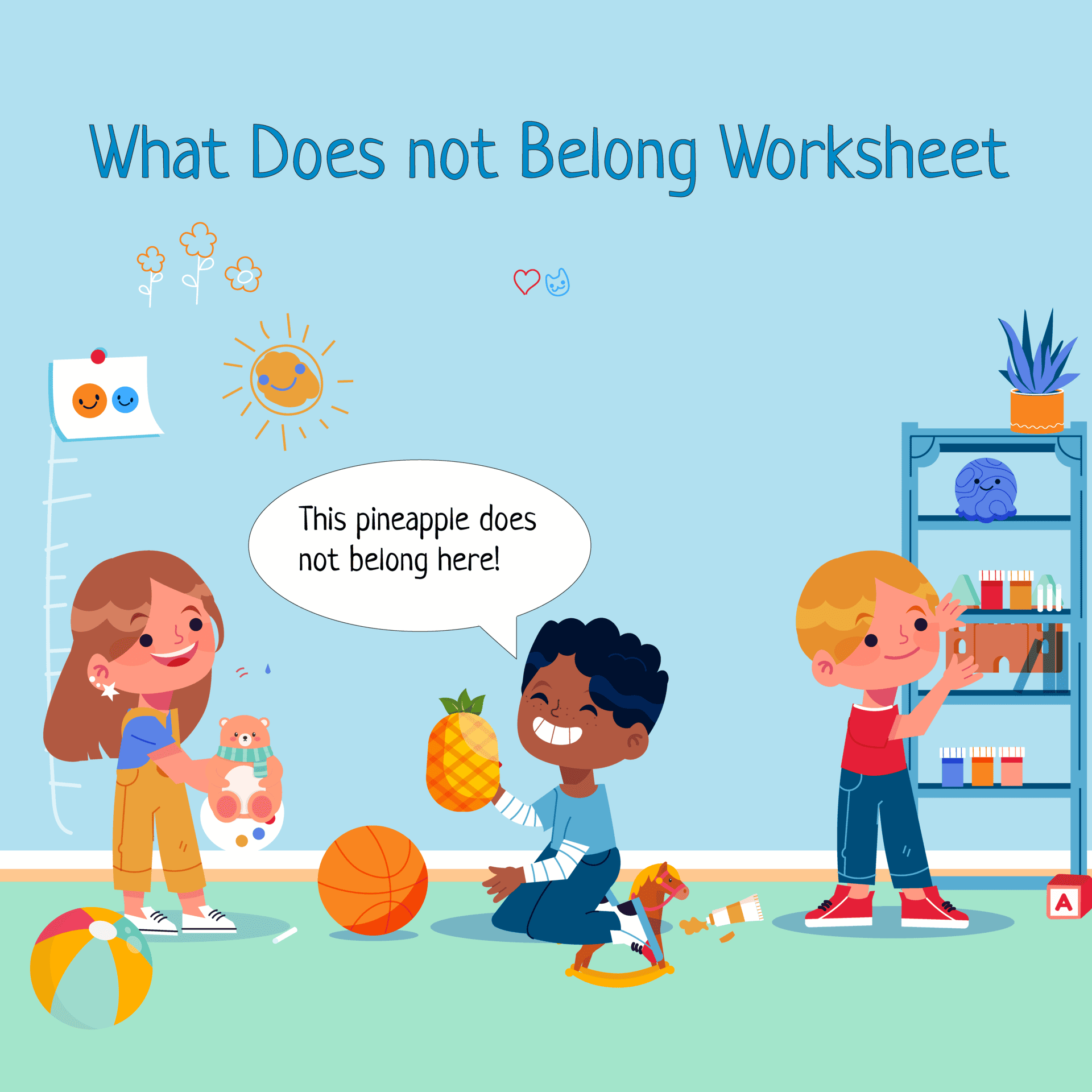 Fun what does not belong worksheet free printable