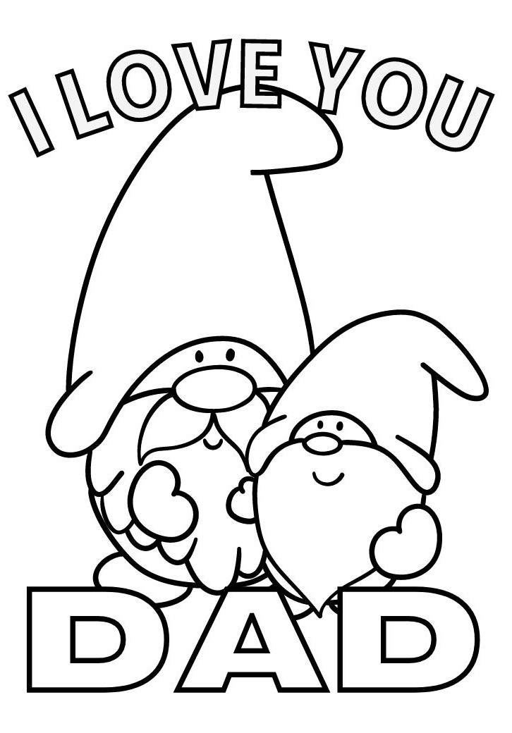 Free printable fathers day cards to color
