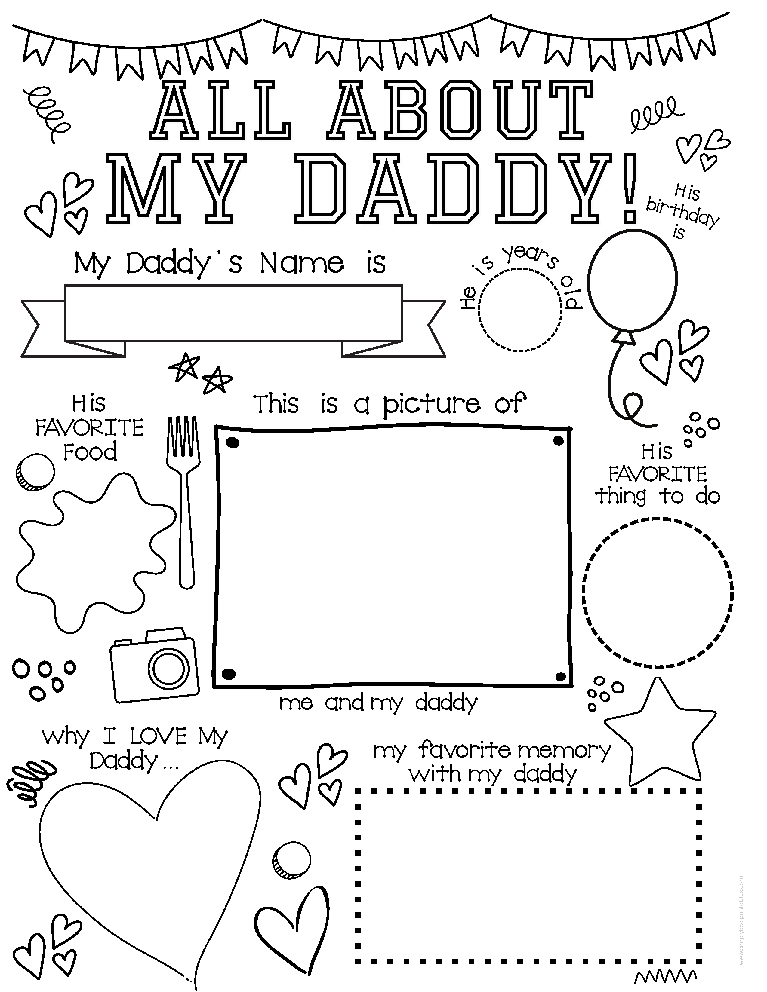 Fun printables to celebrate fathers day simply love printables
