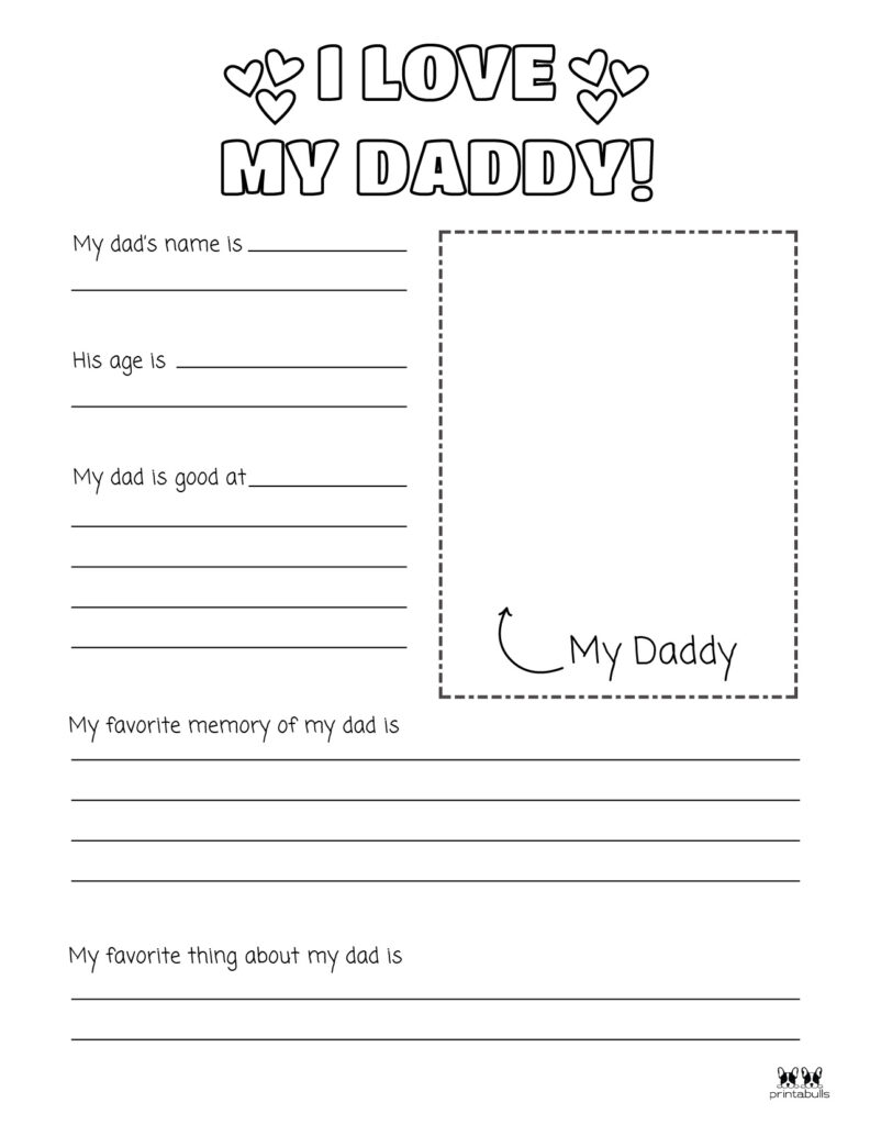 Fathers day coloring pages