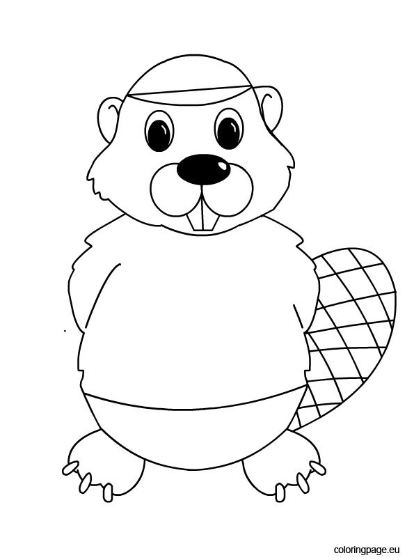 Beaver coloring page coloring page