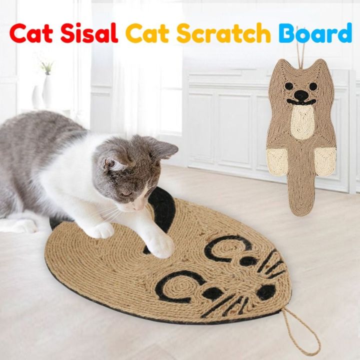 Ggtu sisal rope durable grinder kitten couch sofa protecting furniture cat scratcher mat cat scratching board pet supplies cat toys cat scratch mat