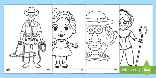 Toys louring pages teacher made