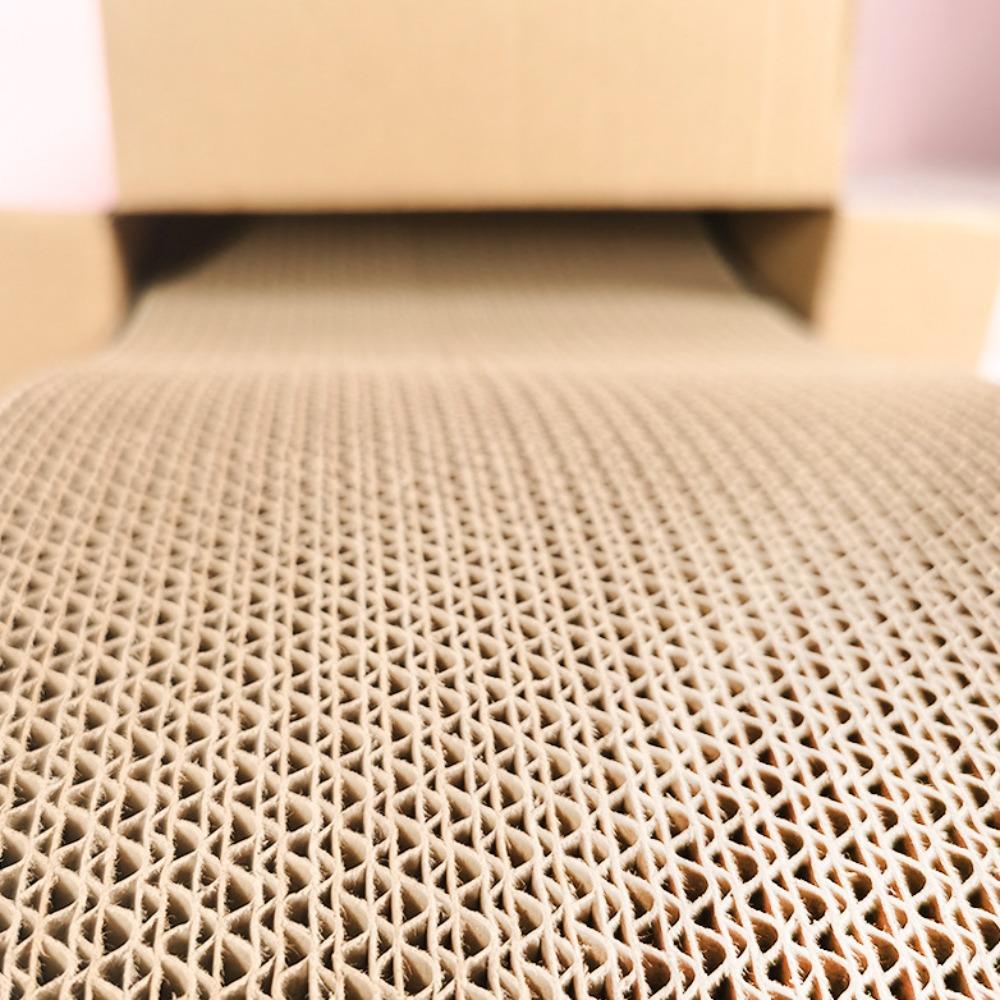 Corrugated paper cat claw grinder cardboard wear