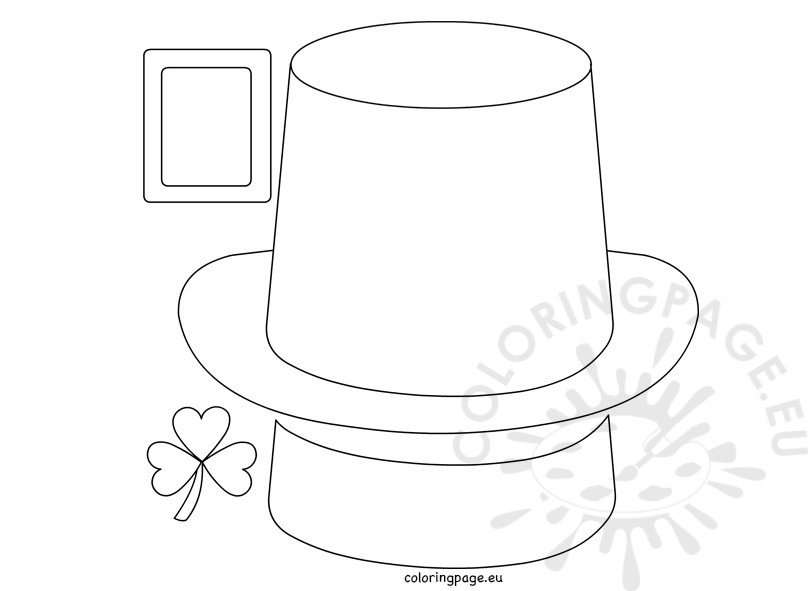 Free printable leprechaun hat template