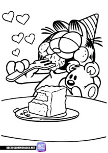 Garfield coloring pages