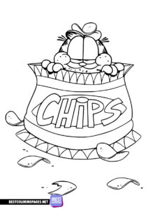 Garfield coloring pages