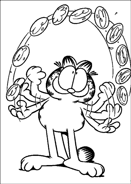 Coloring pages garfield coloring pages