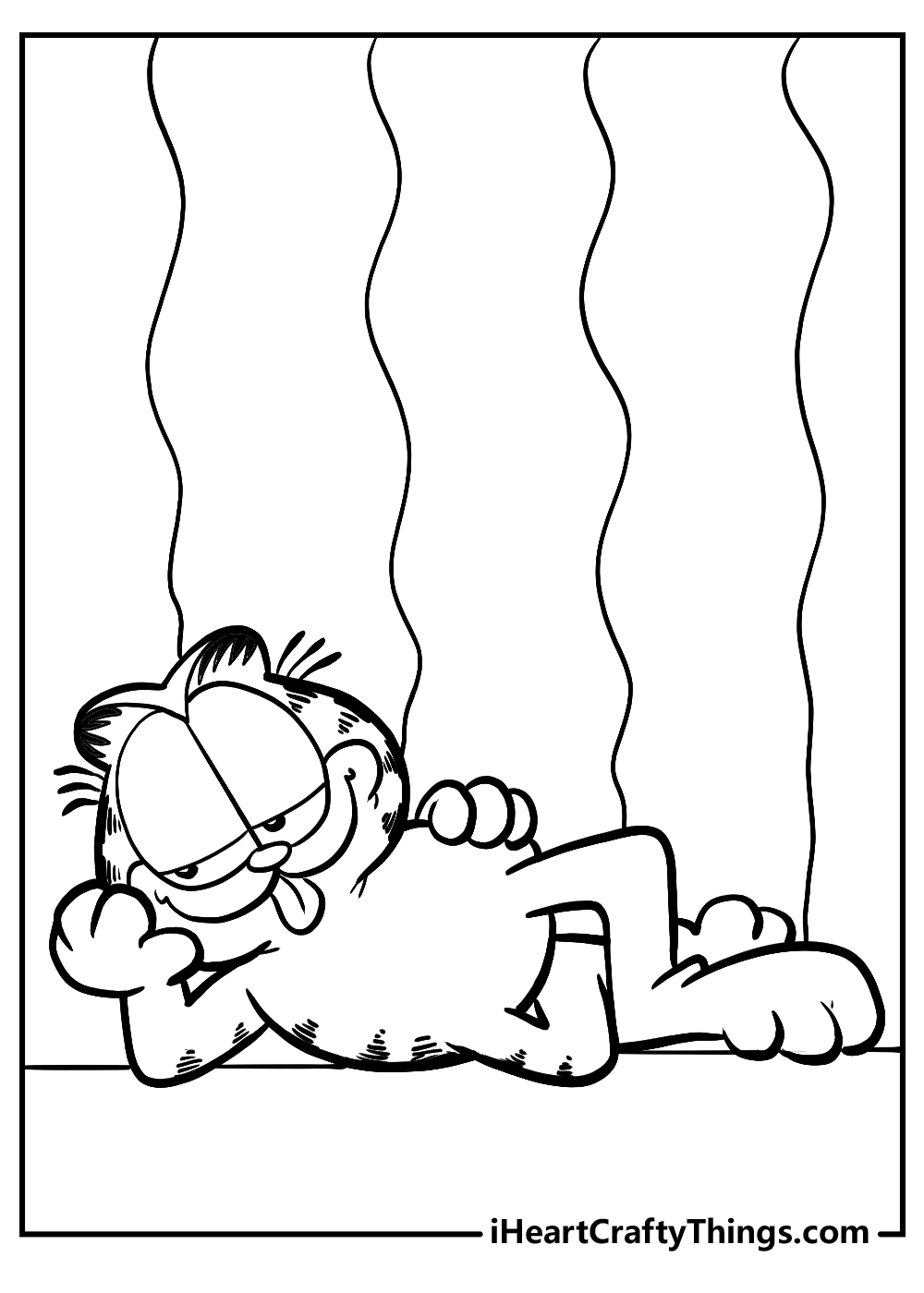 Printable garfield coloring pages updated