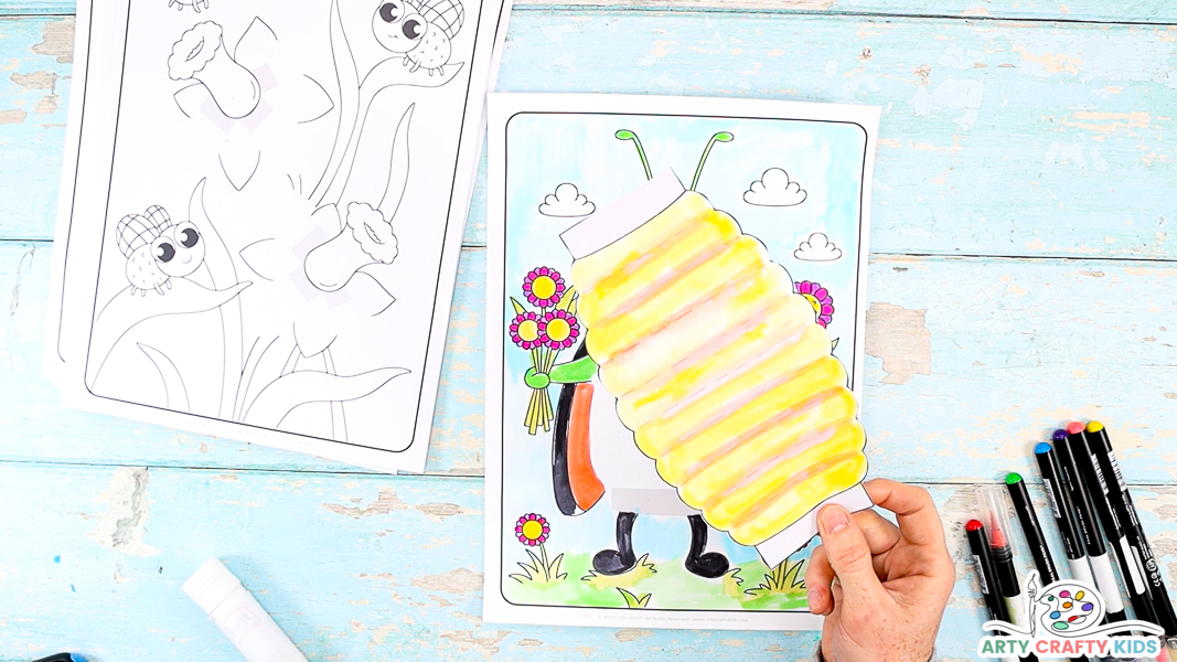 D bug coloring pages