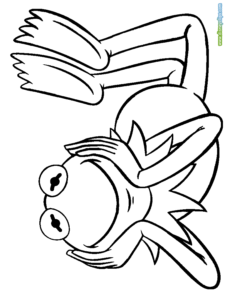 Kermit the frog coloring pages