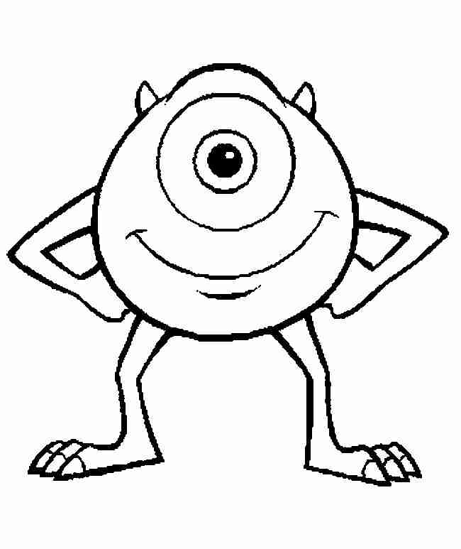 Best monsters inc coloring pages for kids