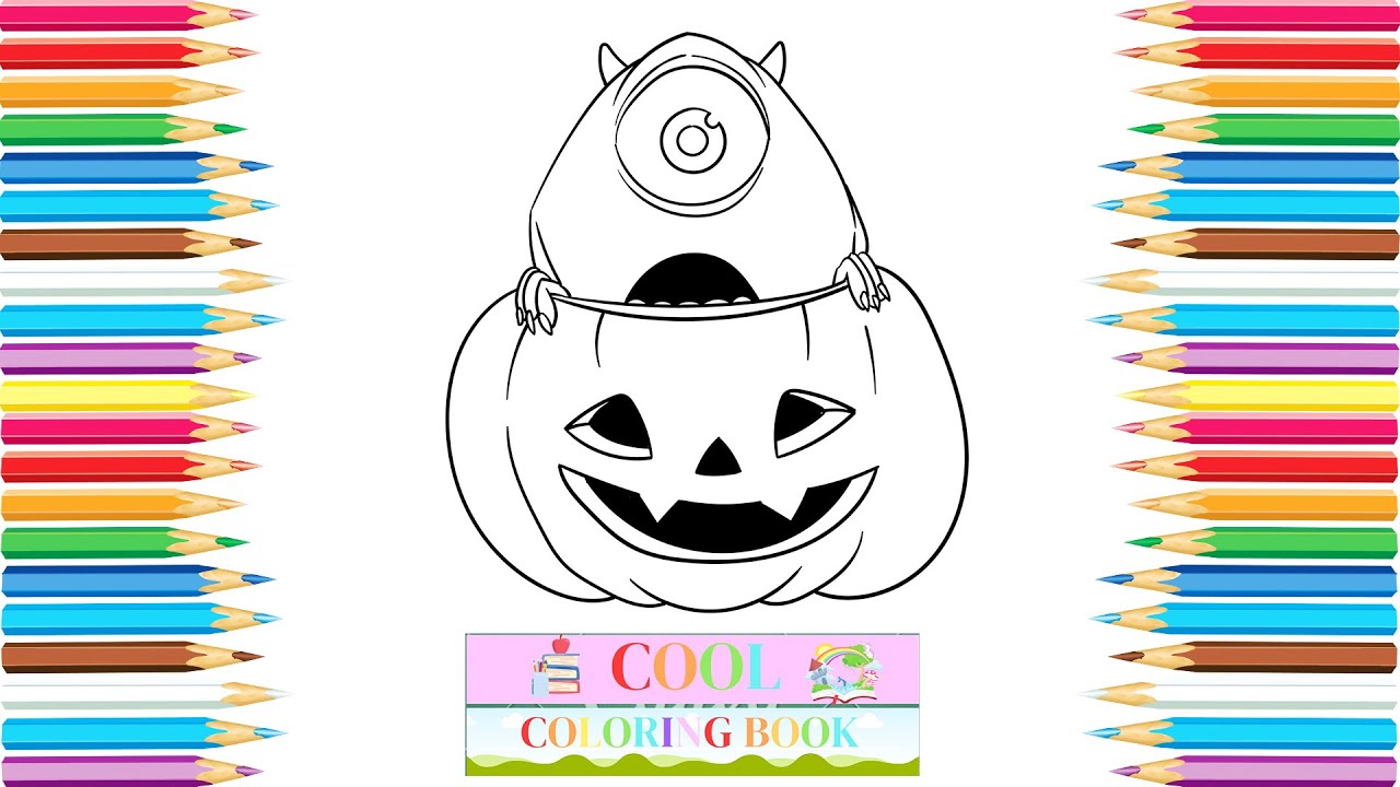 Mike wazowski coloring pages