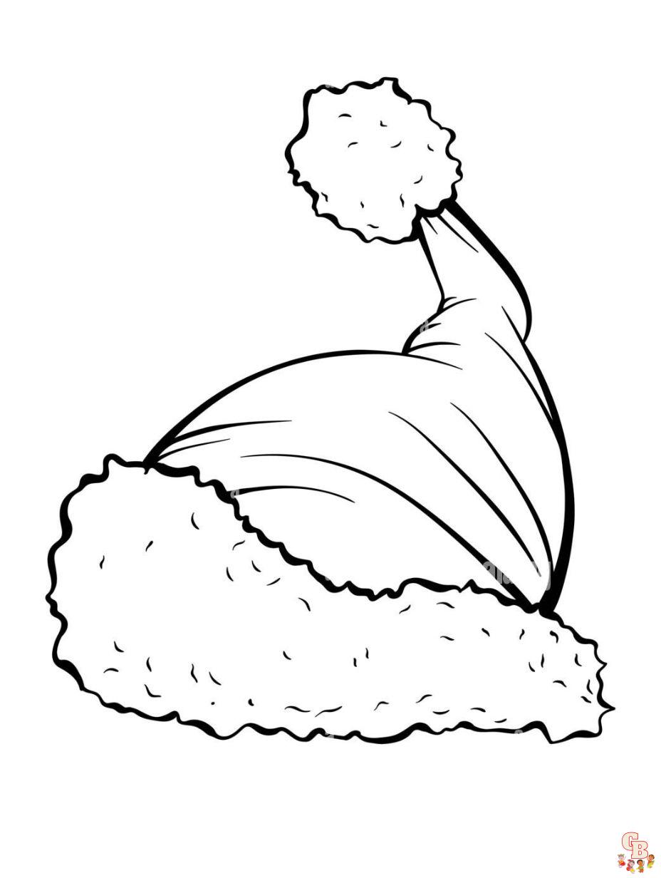 Santa coloring pages free and printable