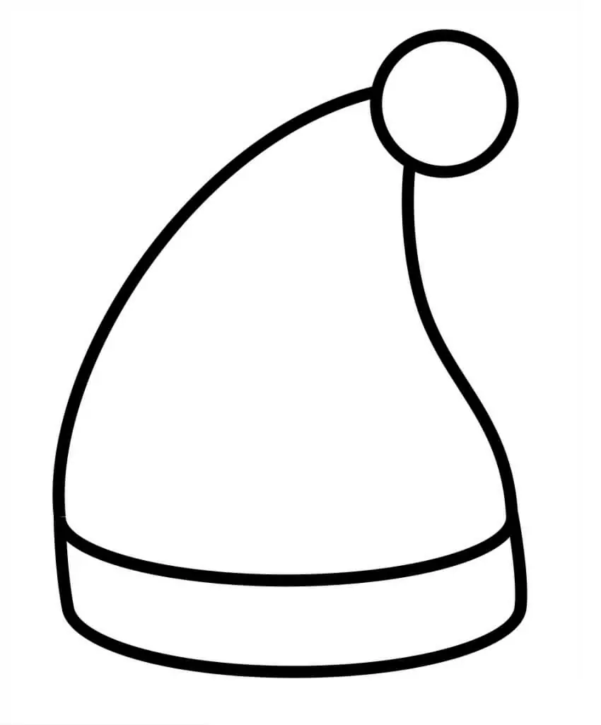 Santa hat malvorlagen