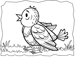 Sparrow coloring pages and printable activities
