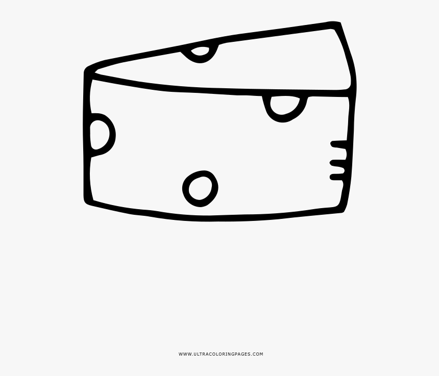 Swiss cheese coloring page