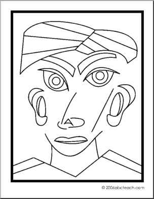 Coloring page swiss cheese